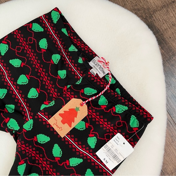 Poof Leggings Christmas Tights Holiday Tree Lights Small Medium - Picture 4 of 11